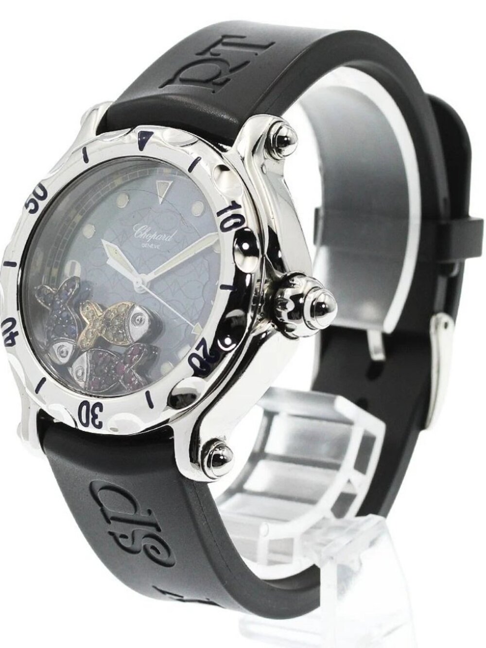 Chopard Happy sport happy fish 28/8347/402 Date Navy Dial Quartz Men's_951083